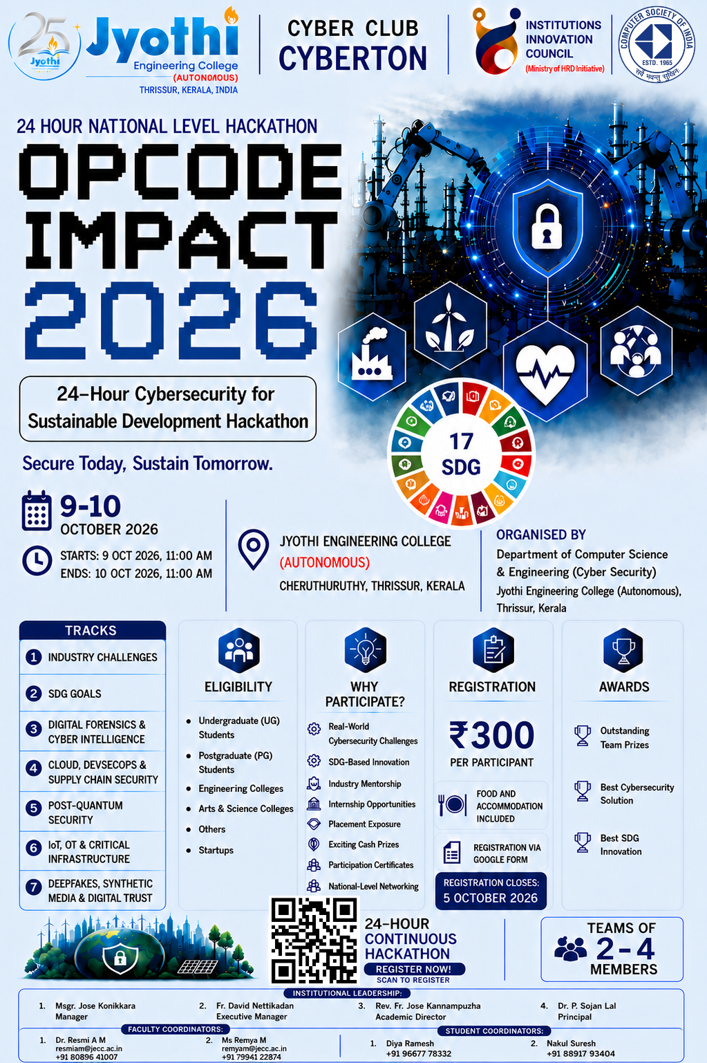 OPCODE IMPACT 2026 | National Level 24-Hour Cybersecurity for ...